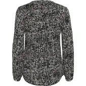 Kaffe Blusa 'KA Pollie' preto / branco