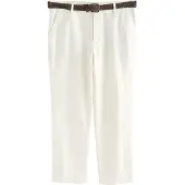 Next Calças chino ecru / castanho escuro