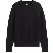 Tommy Hilfiger Pullover 'ESS' preto