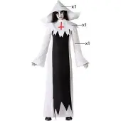 Atosa Traje De Mulher Zombie Nun