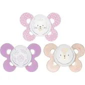 Chicco Chupeta em silicone Physio Comfort Girl 6-16 M 2un