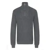 Blend Pullover ' BHDENO HALFZIPP ' cinzento escuro