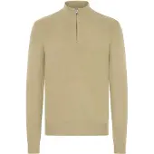 Casual Friday Pullover ' CFHEINE halfzip ' castanho