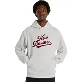 New Balance Sweatshirt cinzento claro / vermelho escuro