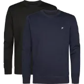Petrol Industries Pullover 'Des Moines.' navy / preto