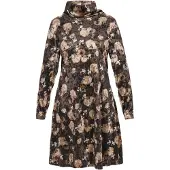 Usha Vestido bege / castanho