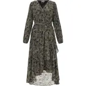 Dreimaster Vestido cinzento / verde / oliveira / preto