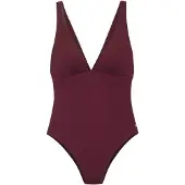 Copenhagen Studios Fato de banho vermelho vinho
