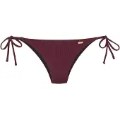 Copenhagen Studios Cueca biquíni vermelho vinho
