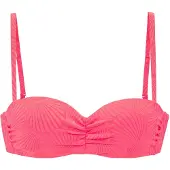 s.Oliver Top de biquíni rosa
