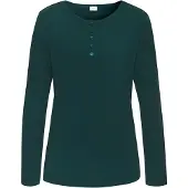 s.Oliver Camisa de pijama verde escuro
