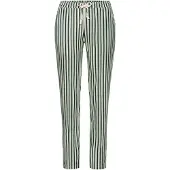 s.Oliver Calças de pijama verde claro / verde escuro / branco