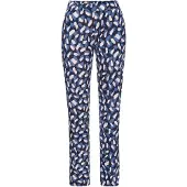 s.Oliver Calças de pijama azul / navy / branco