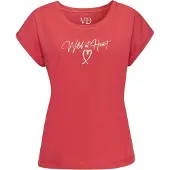 Vivance Camisa de pijama vermelho / branco