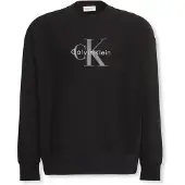 Calvin Klein Jeans Sweatshirt mostarda / preto / branco