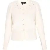 Faina Casaco de malha offwhite