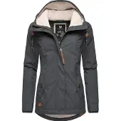 Ragwear Casaco de inverno 'Monade' castanho / cinzento