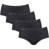 Sloggi Cueca 'Basic+' preto / branco
