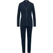 Hanro Pijama ' Natural Comfort ' azul escuro
