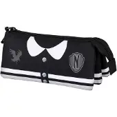 KARACTERMANIA Estojo Para Lápis Varsity Wednesday Com Três Bolsos