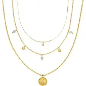 Purelei Colar 'Kaipo' ouro / prata
