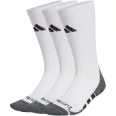 Adidas Meias de desporto 'Performance Grip CLIMACOOL Cushioned Crew 3 Pairs' cinzento / preto / branco