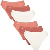 Sloggi Cueca 'Basic+' tangerina / laranja escuro / branco