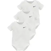 Nike Kids Body De Manga Curta Swoosh 3 Unidades