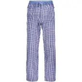 Luca David Calças de pijama 'Olden Glory ' azul / índigo / branco