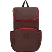 Mindesa Mochila azul / castanho / vermelho / preto