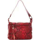NAEMI Malas de tiracolo vermelho vinho / preto