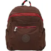 Mindesa Mochila azul claro / chocolate / vermelho fogo / preto