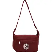 Mindesa Mala de ombro castanho de castanha / branco