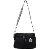 Mindesa Mala de ombro preto / branco