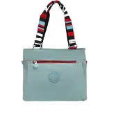 Mindesa Mala de ombro azul claro / vermelho / preto / branco