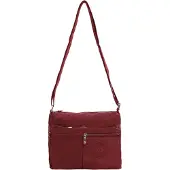 Mindesa Mala de ombro vermelho vinho
