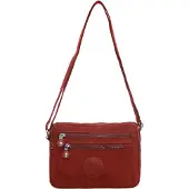 Mindesa Mala de ombro vermelho escuro