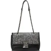 NAEMI Mala de ombro preto / branco