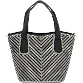 NAEMI Malas de tiracolo preto / branco