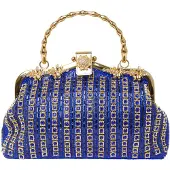 NAEMI Malas de tiracolo azul real / ouro