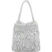 NAEMI Mala de bolsa cinzento-prateado