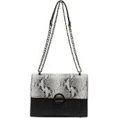 NAEMI Mala de ombro cinzento basalto / cinzento claro / preto
