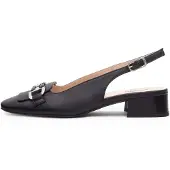 Nero Giardini Sapatos abertos atrás preto
