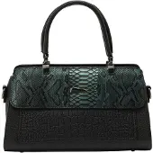 NAEMI Malas de tiracolo verde escuro / preto