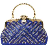 NAEMI Malas de tiracolo azul real / ouro