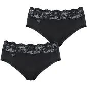 Sloggi Cueca ' Romance ' preto