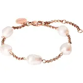 Purelei Pulseira 'Malahi' ouro rosa / branco pérola
