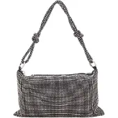 NAEMI Mala de ombro preto / prata
