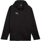 Puma Casaco deportivo 'TeamFinal' preto / branco