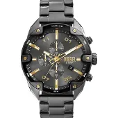 Diesel Relógios analógicos 'Spiked' ouro / antracite / prata